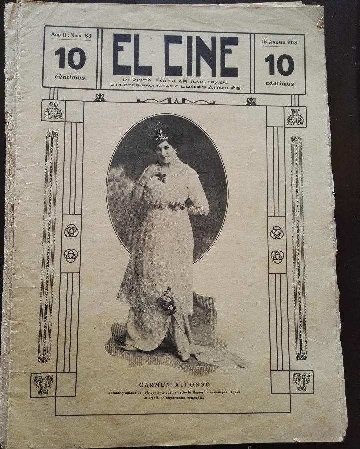 CINE | EL magazine side cover Issue 83 16 August 1913