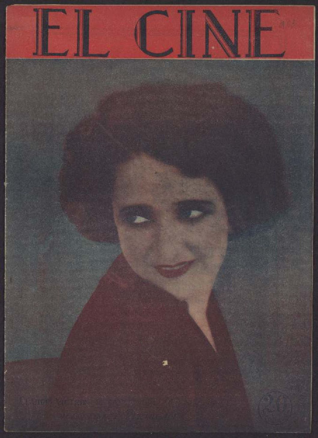 CINE | EL magazine side cover Issue 903 25 July 1929