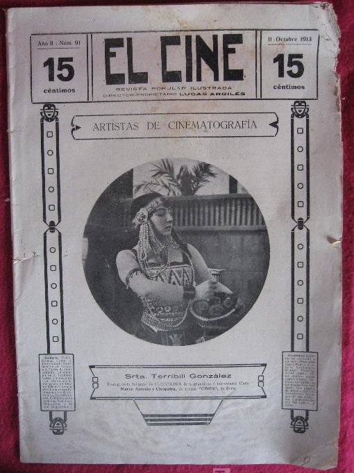 CINE | EL magazine side cover Issue 91 11 October 1913