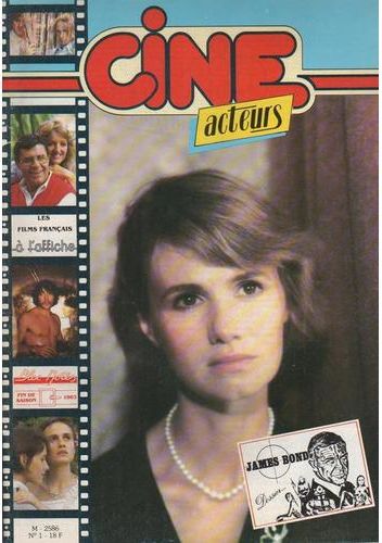 CINE ACTEURS magazine side cover Issue 1  1983