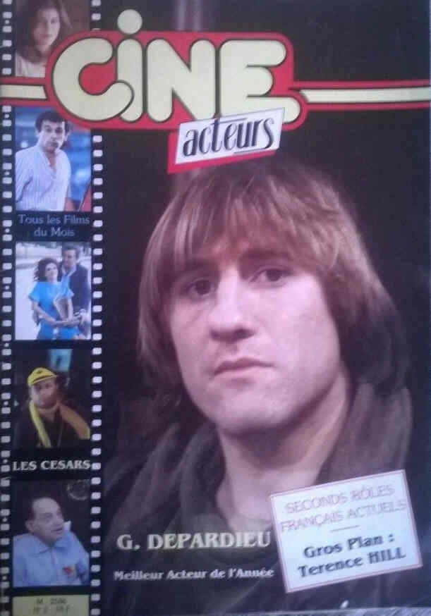 CINE ACTEURS magazine side cover Issue 2  1984