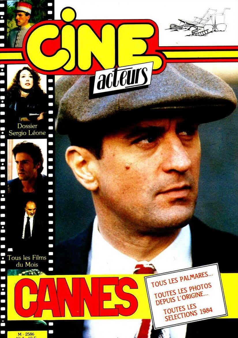 CINE ACTEURS magazine cover Issue 4  1984