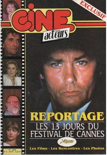 CINE ACTEURS magazine side cover Issue 5  1984