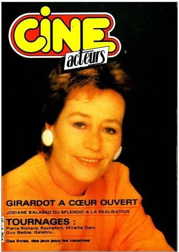 CINE ACTEURS magazine side cover Issue 7  1984