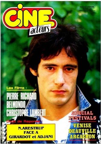 CINE ACTEURS magazine side cover Issue 9  1984