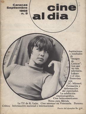 CINE AL DIA magazine side cover Issue 5 September 1968