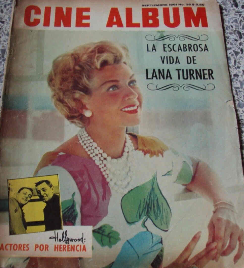CINE ALBUM magazine side cover Issue 35 September 1961
