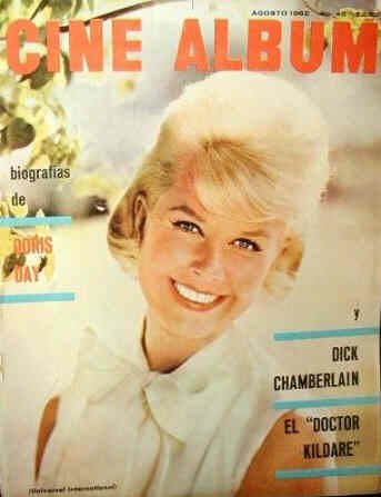 CINE ALBUM magazine side cover Issue 45 August 1962
