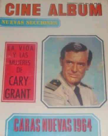 CINE ALBUM magazine side cover Issue 63 February 1964