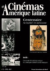 CINEMAS D AMERIQUE LATINE magazine side cover Issue 3  1995