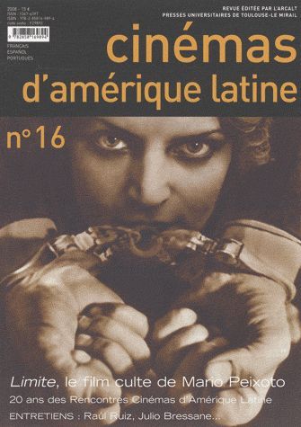 CINEMAS D AMERIQUE LATINE magazine side cover Issue 16 May 2008
