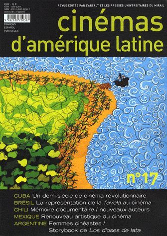 CINEMAS D AMERIQUE LATINE magazine side cover Issue 17 October 2009