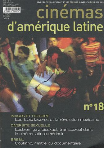 CINEMAS D AMERIQUE LATINE magazine side cover Issue 18  2010
