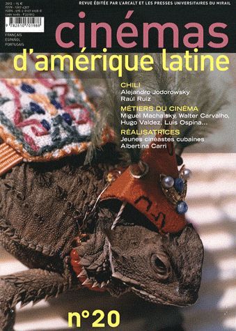 CINEMAS D AMERIQUE LATINE magazine side cover Issue 20 April 2012