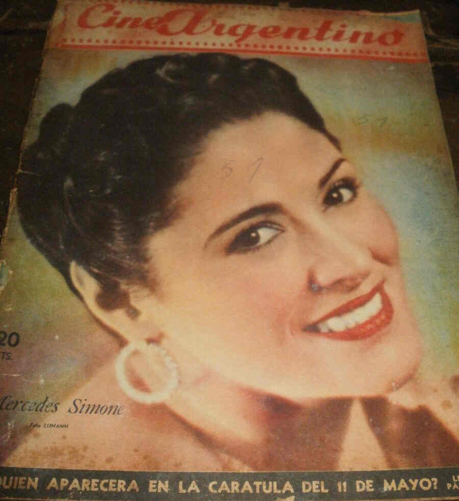 CINE ARGENTINO magazine side cover 27 April 1939