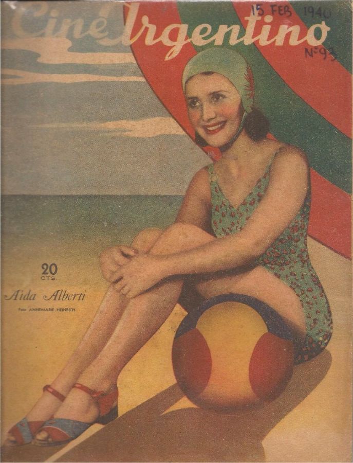 CINE ARGENTINO magazine side cover Issue 93 15 February 1940