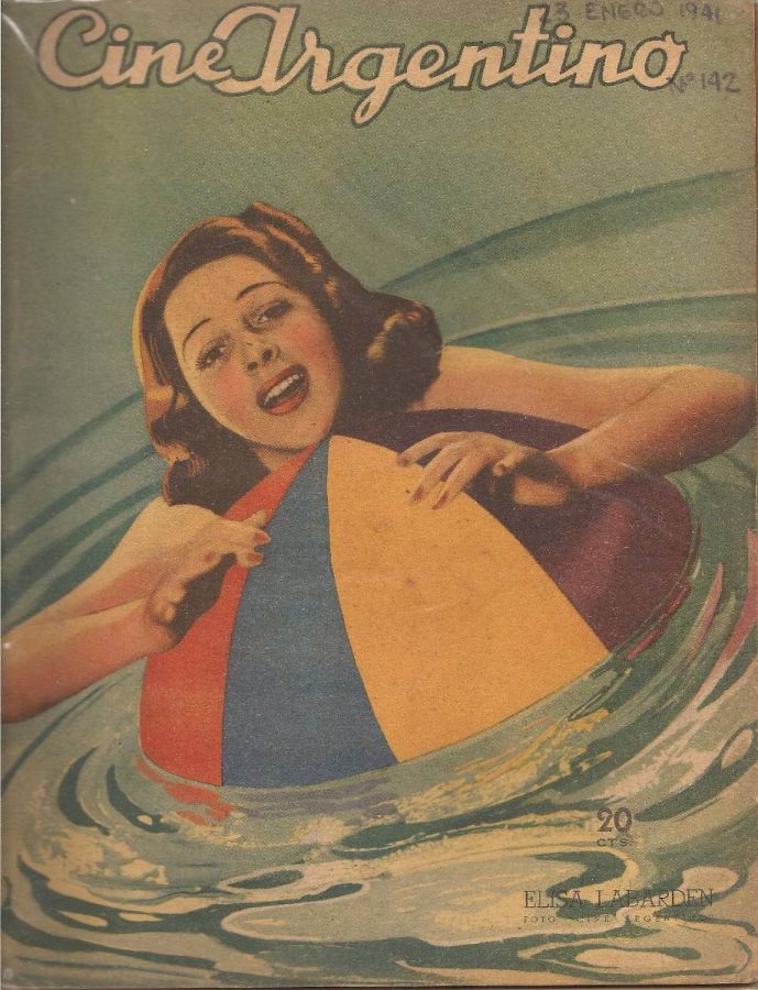 CINE ARGENTINO magazine side cover Issue 142 23 January 1941