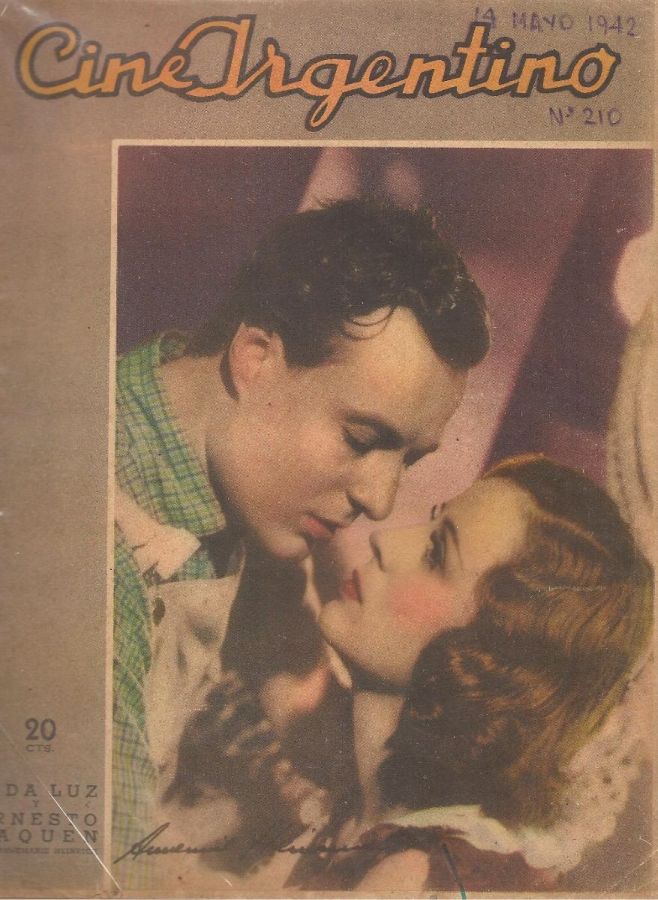CINE ARGENTINO magazine side cover Issue 210 14 May 1942