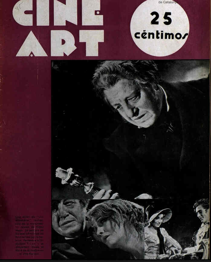 CINE ART magazine side cover Issue 45 29 November 1934