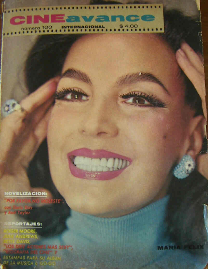 CINE AVANCE magazine side cover Issue 100  1966