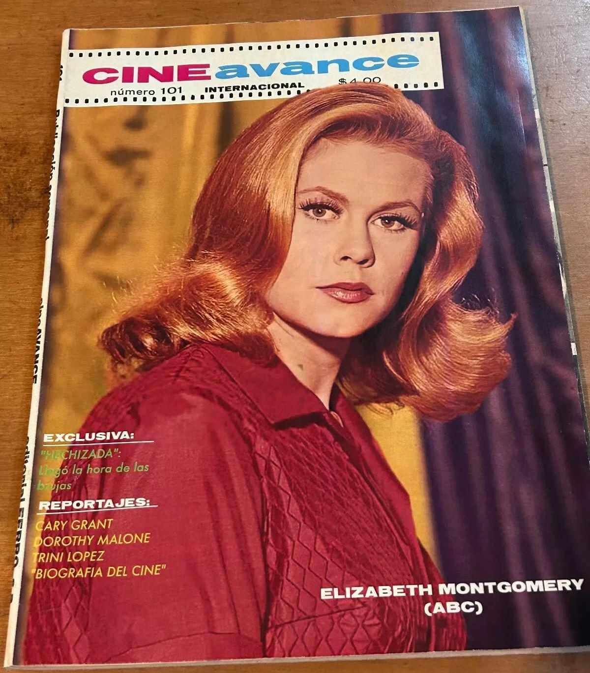 CINE AVANCE magazine side cover Issue 101 April 1966