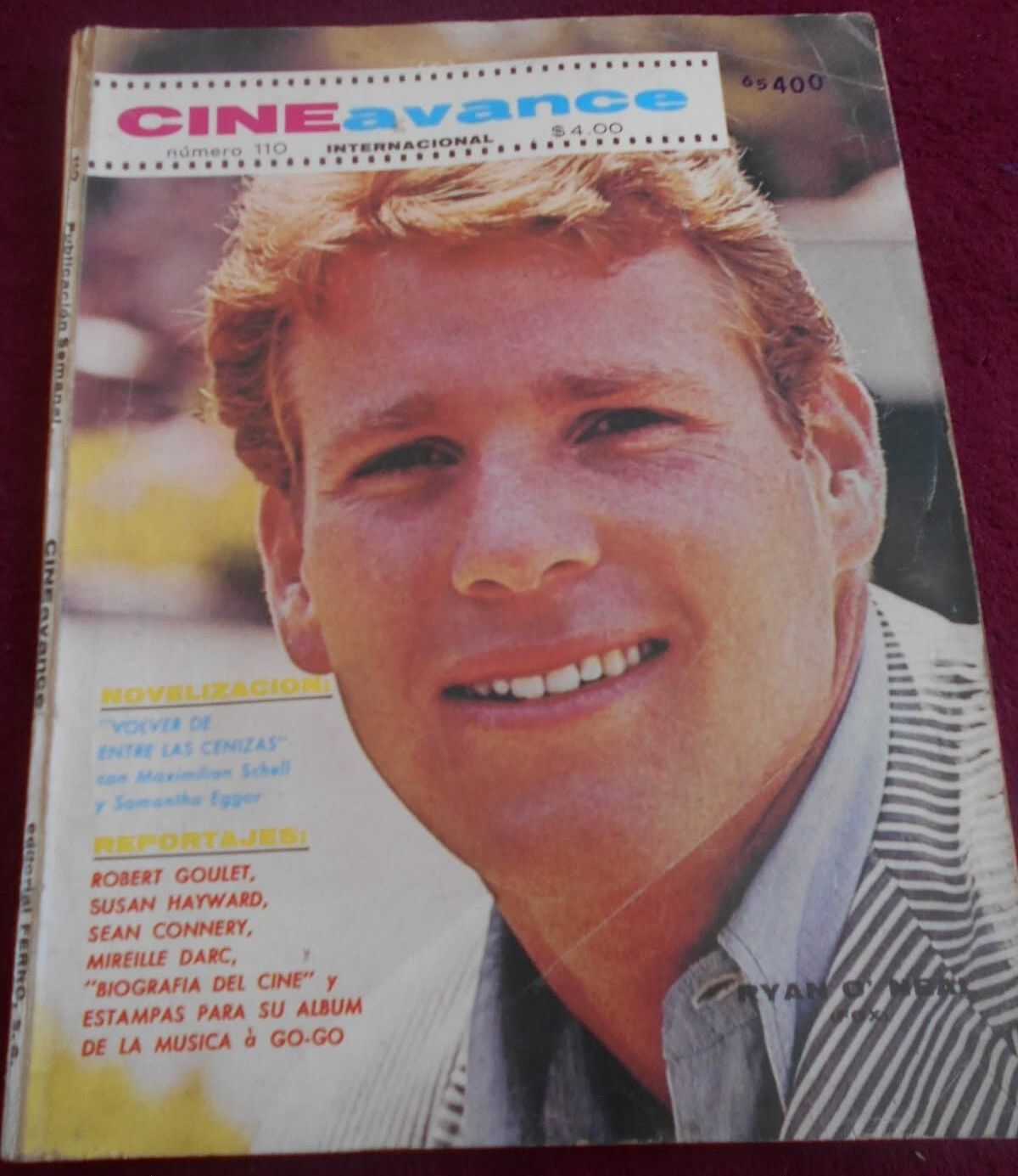 CINE AVANCE magazine side cover Issue 110  1966