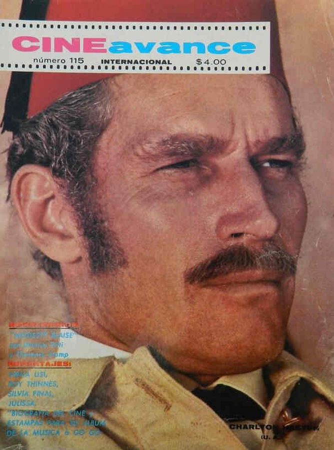 CINE AVANCE magazine side cover Issue 115 July 1966