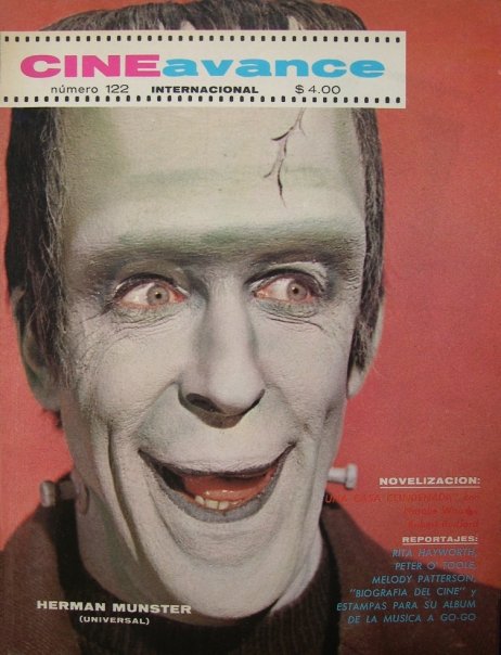 CINE AVANCE magazine side cover Issue 122  1966