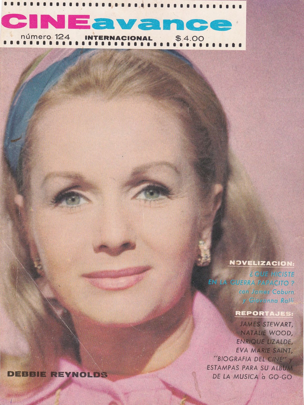 CINE AVANCE magazine side cover Issue 124  1966