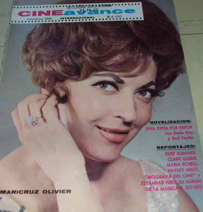 CINE AVANCE magazine side cover Issue 125  1966