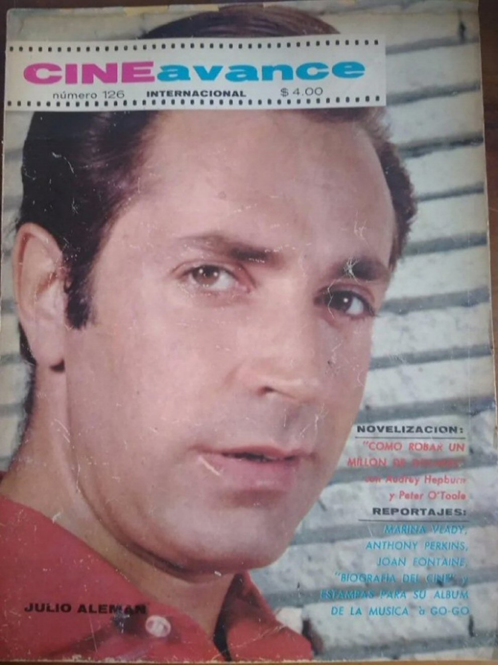 CINE AVANCE magazine side cover Issue 126  1966