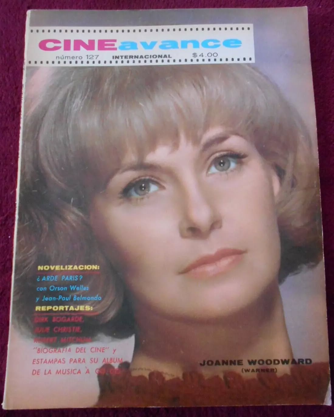 CINE AVANCE magazine side cover Issue 127  1966