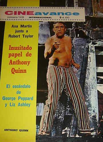 CINE AVANCE magazine side cover Issue 149  1967