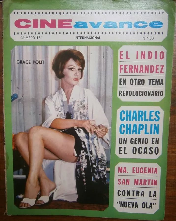 CINE AVANCE magazine side cover Issue 154 April 1967