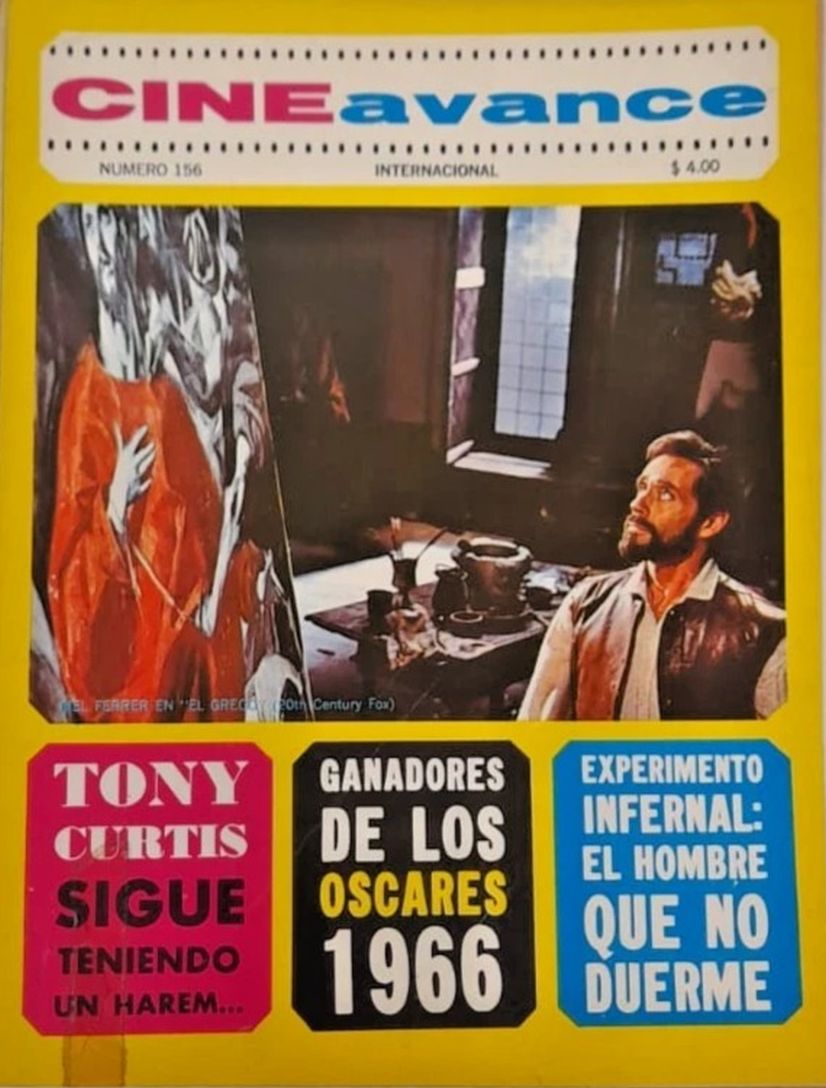 CINE AVANCE magazine side cover Issue 156  1967