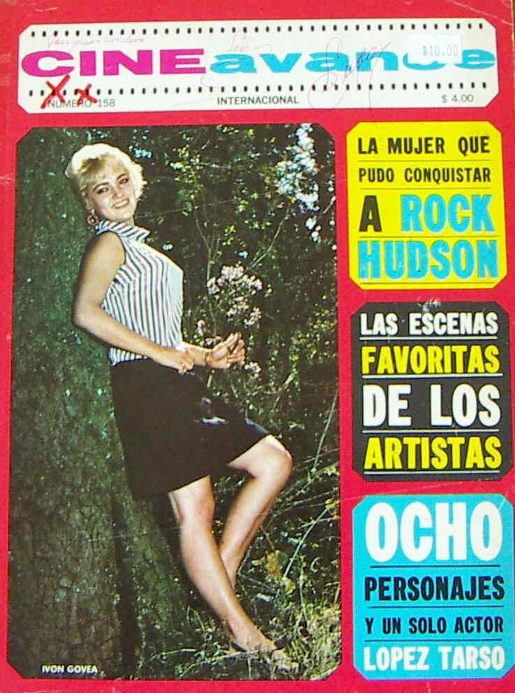 CINE AVANCE magazine side cover Issue 158  1967
