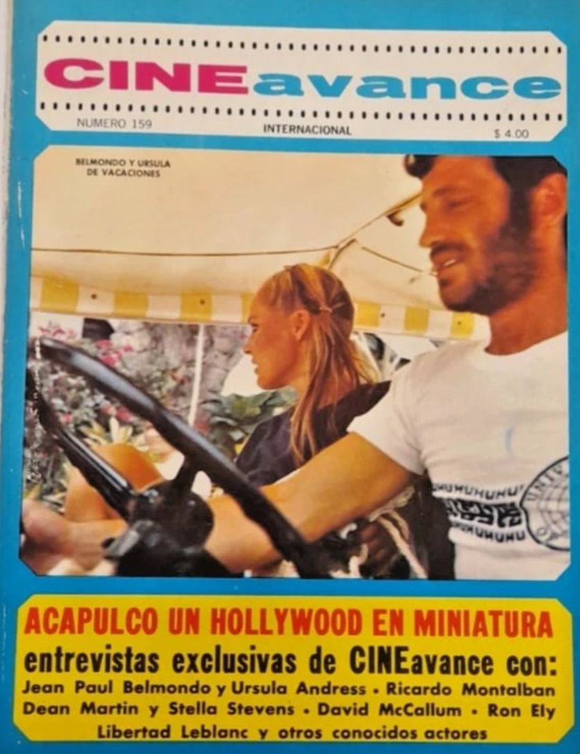 CINE AVANCE magazine side cover Issue 159  1967