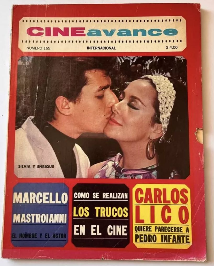 CINE AVANCE magazine side cover Issue 165  1967