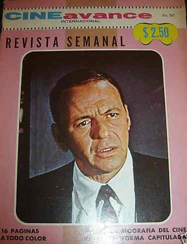 CINE AVANCE magazine side cover Issue 202  1969