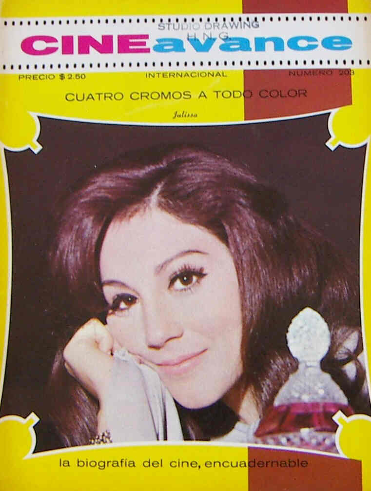 CINE AVANCE magazine side cover Issue 203  1969