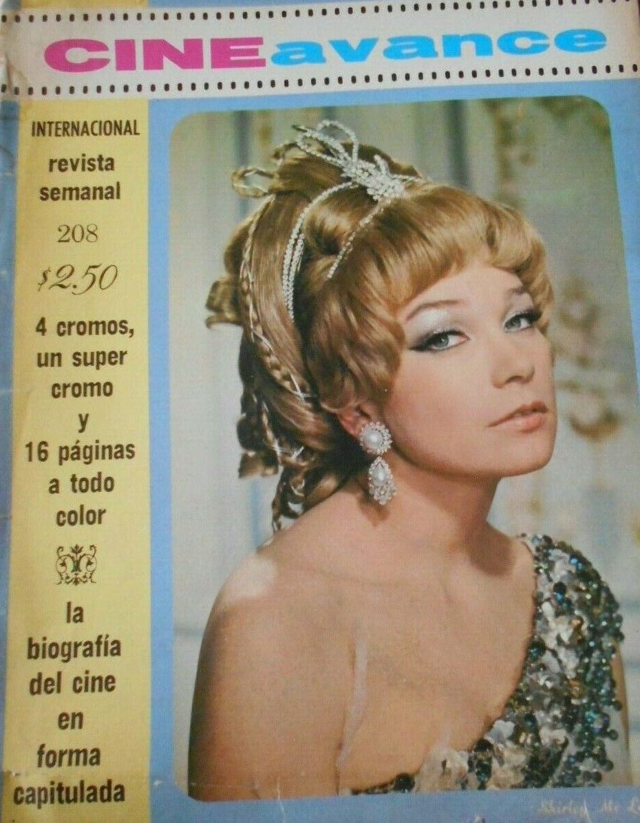CINE AVANCE magazine side cover Issue 208  1969