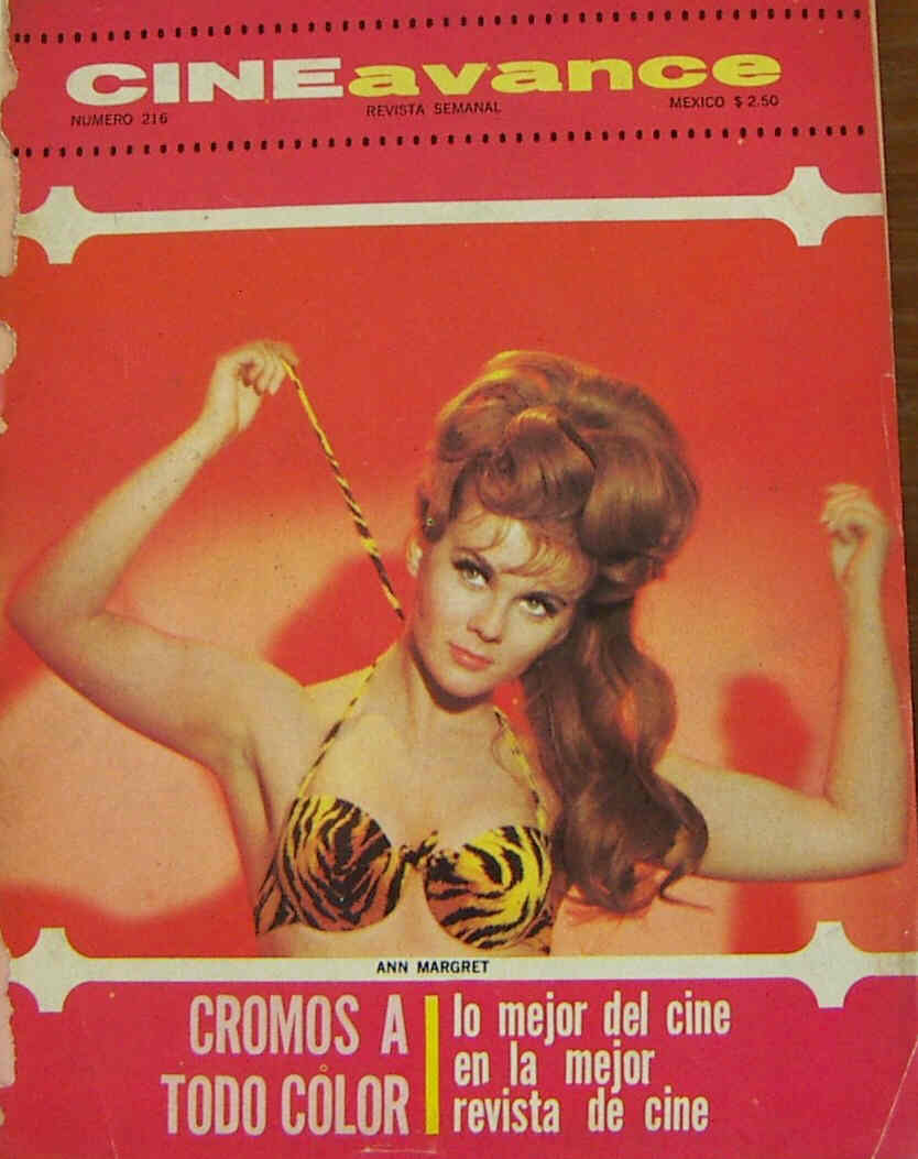 CINE AVANCE magazine side cover Issue 216 19 May 1969