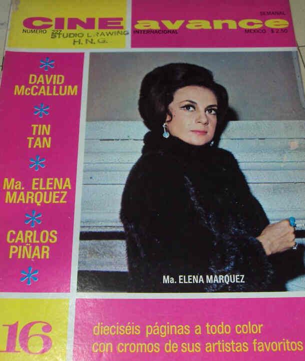 CINE AVANCE magazine side cover Issue 227  1969