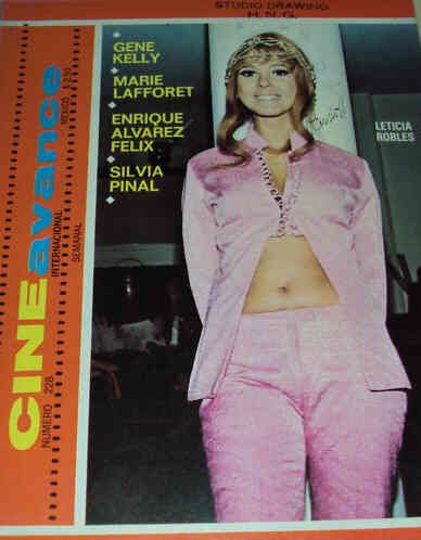 CINE AVANCE magazine side cover Issue 228  1969