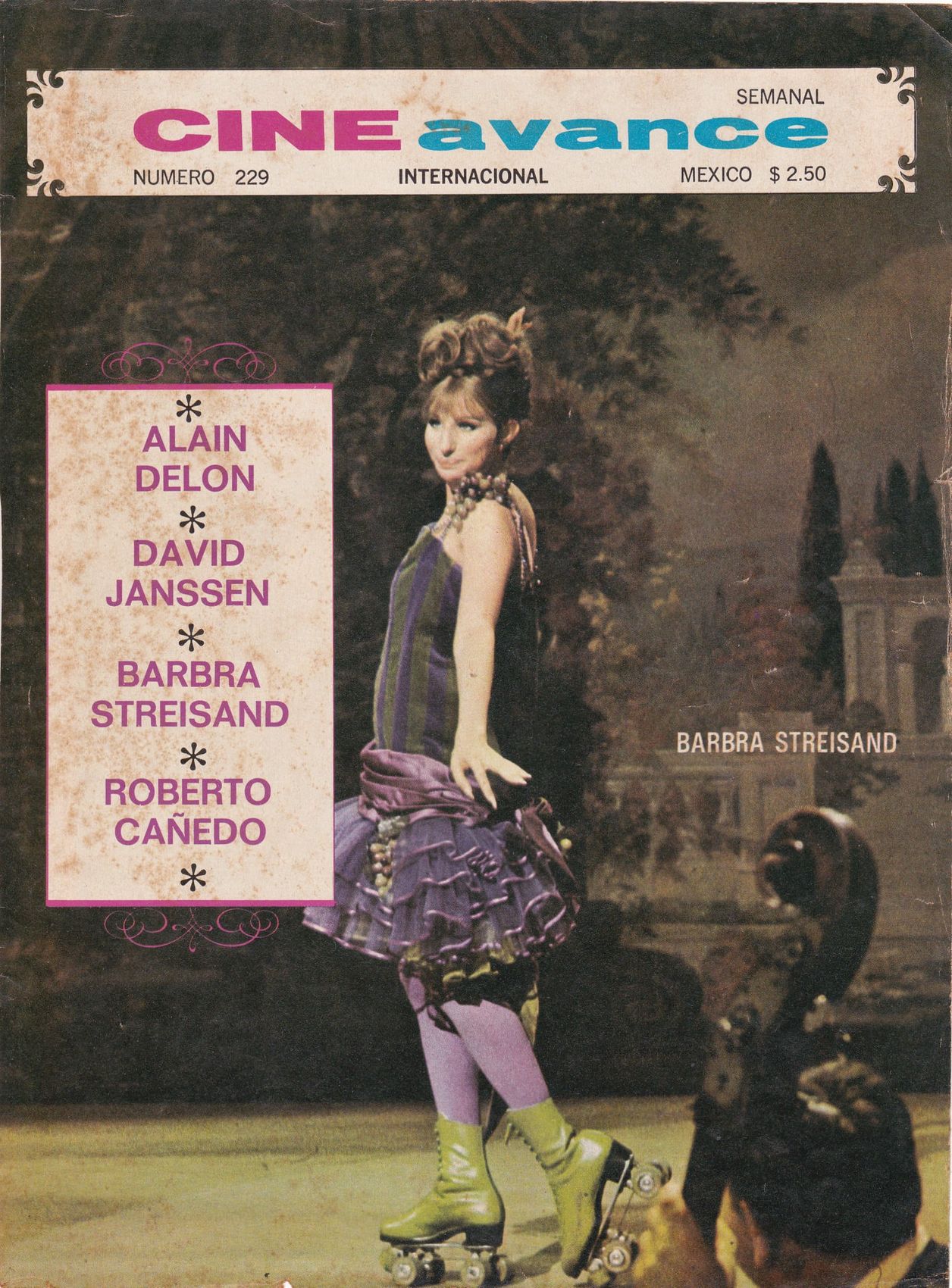 CINE AVANCE magazine side cover Issue 229  1969