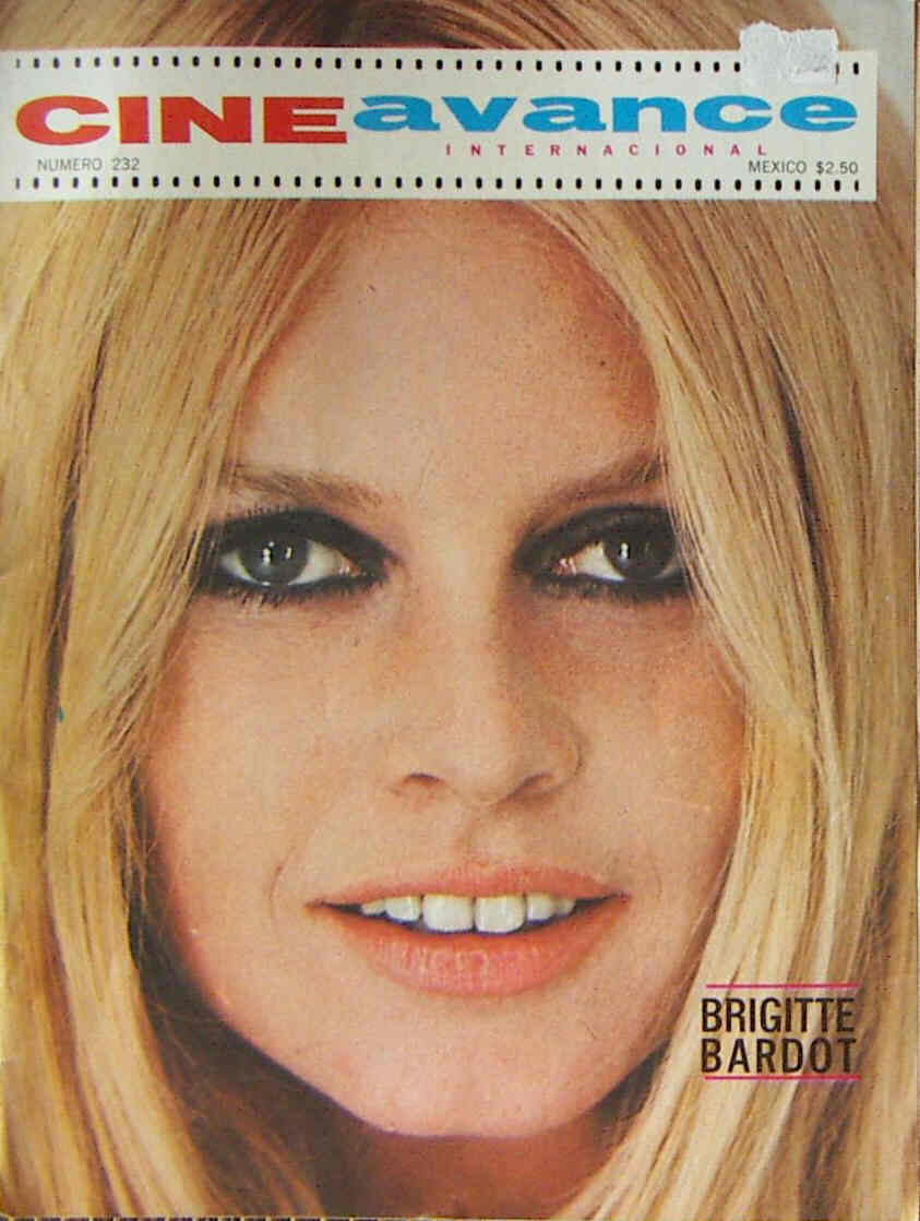CINE AVANCE magazine side cover Issue 232 17 September 1969