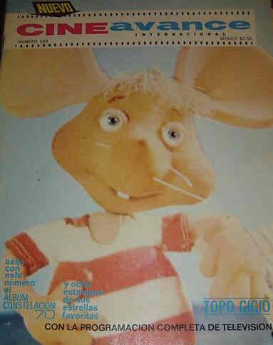 CINE AVANCE magazine side cover Issue 233  1969