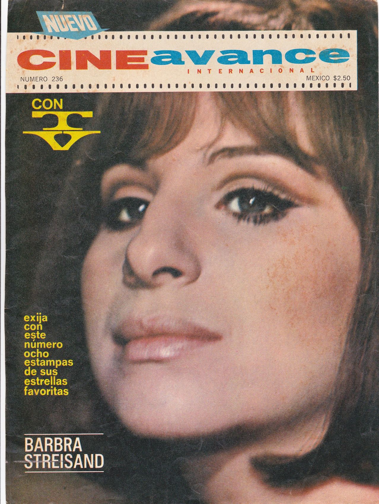CINE AVANCE magazine side cover Issue 236  1969