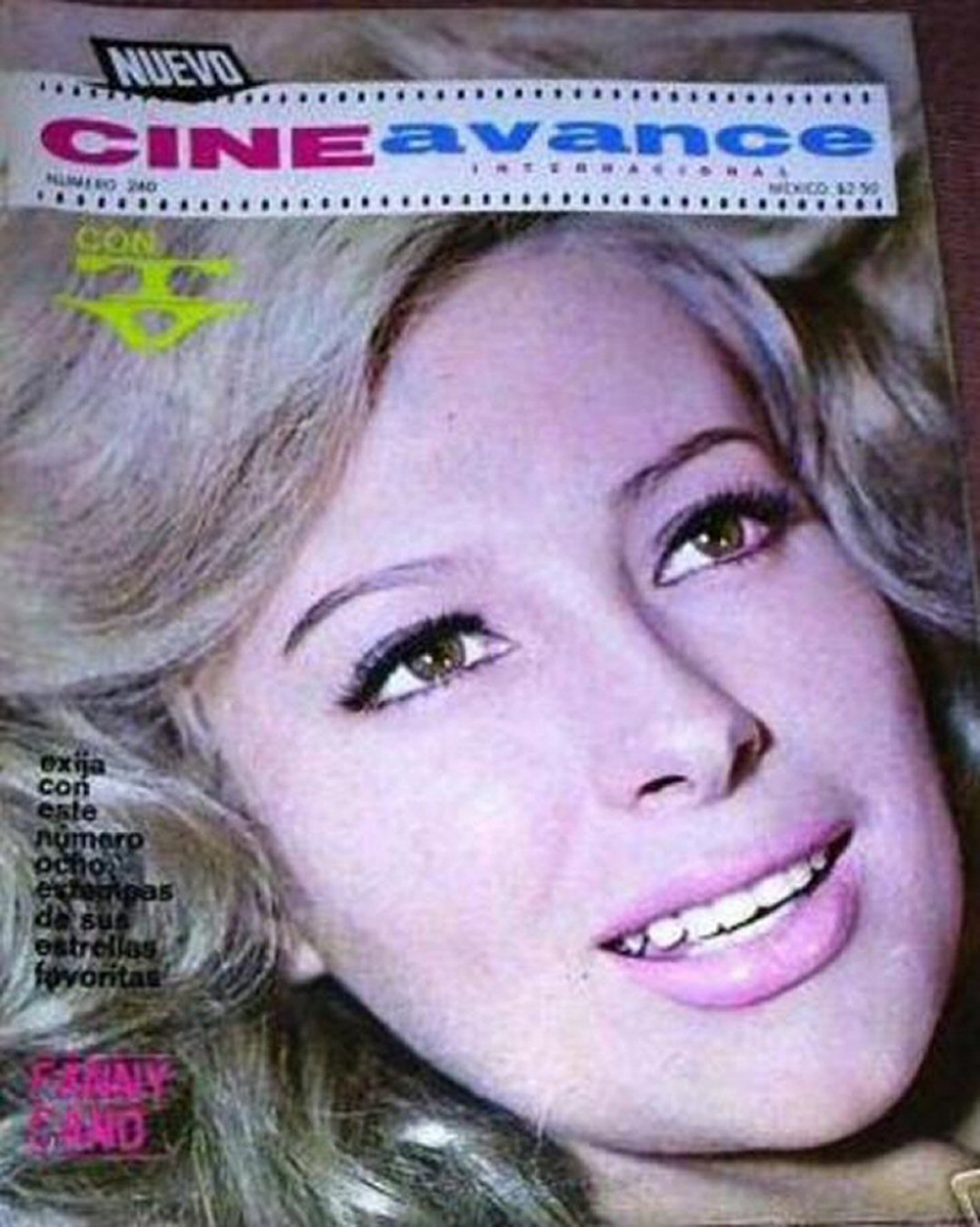 CINE AVANCE magazine side cover Issue 240  1969