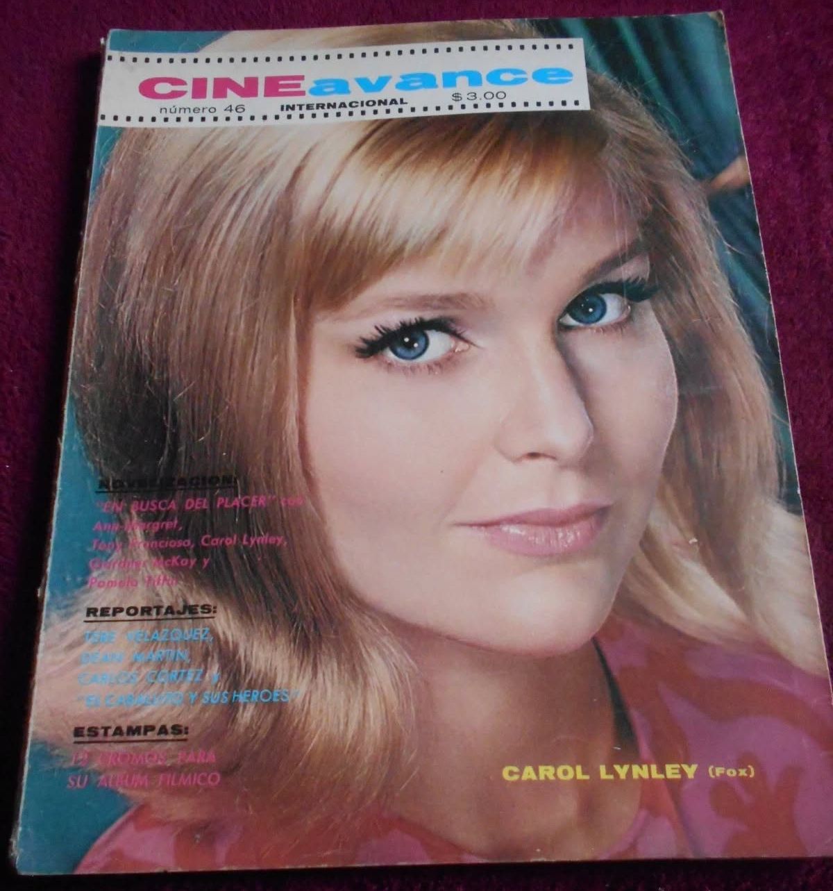 CINE AVANCE magazine side cover Issue 46  1965